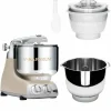 Assistent Original AKM 6230 köksmaskin med glasstillbehör och extra vispskål, light creme