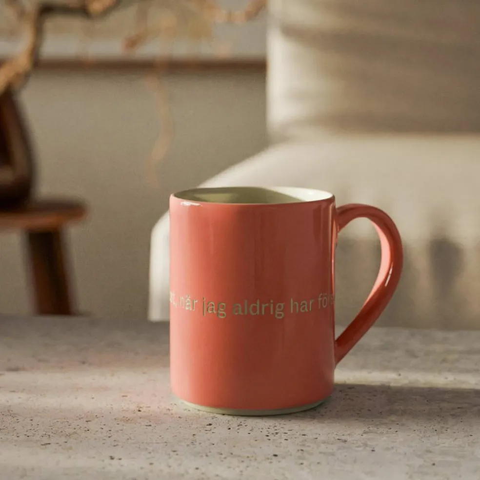 Astrid Lindgren mugg 35 cl, "ej klokt"