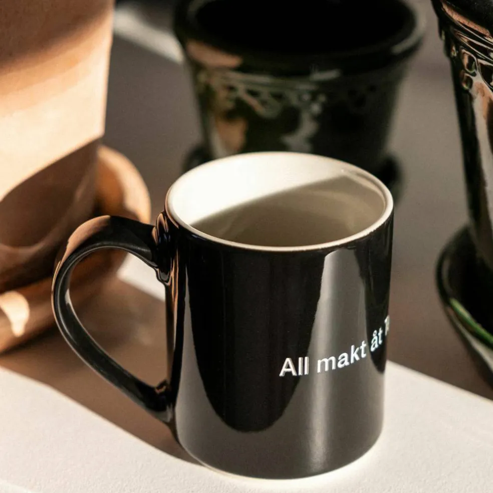 Astrid Lindgren mugg 35 cl, "ej klokt"