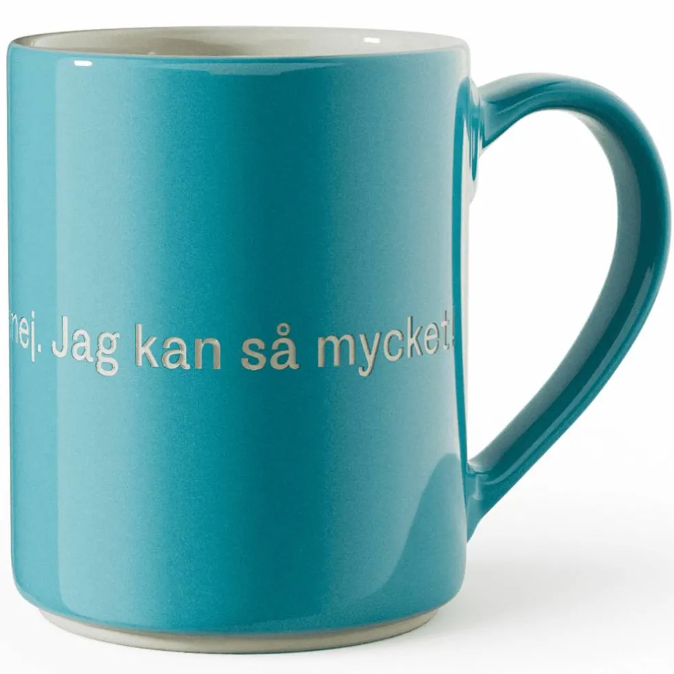 Astrid Lindgren mugg 35 cl, "ej klokt"