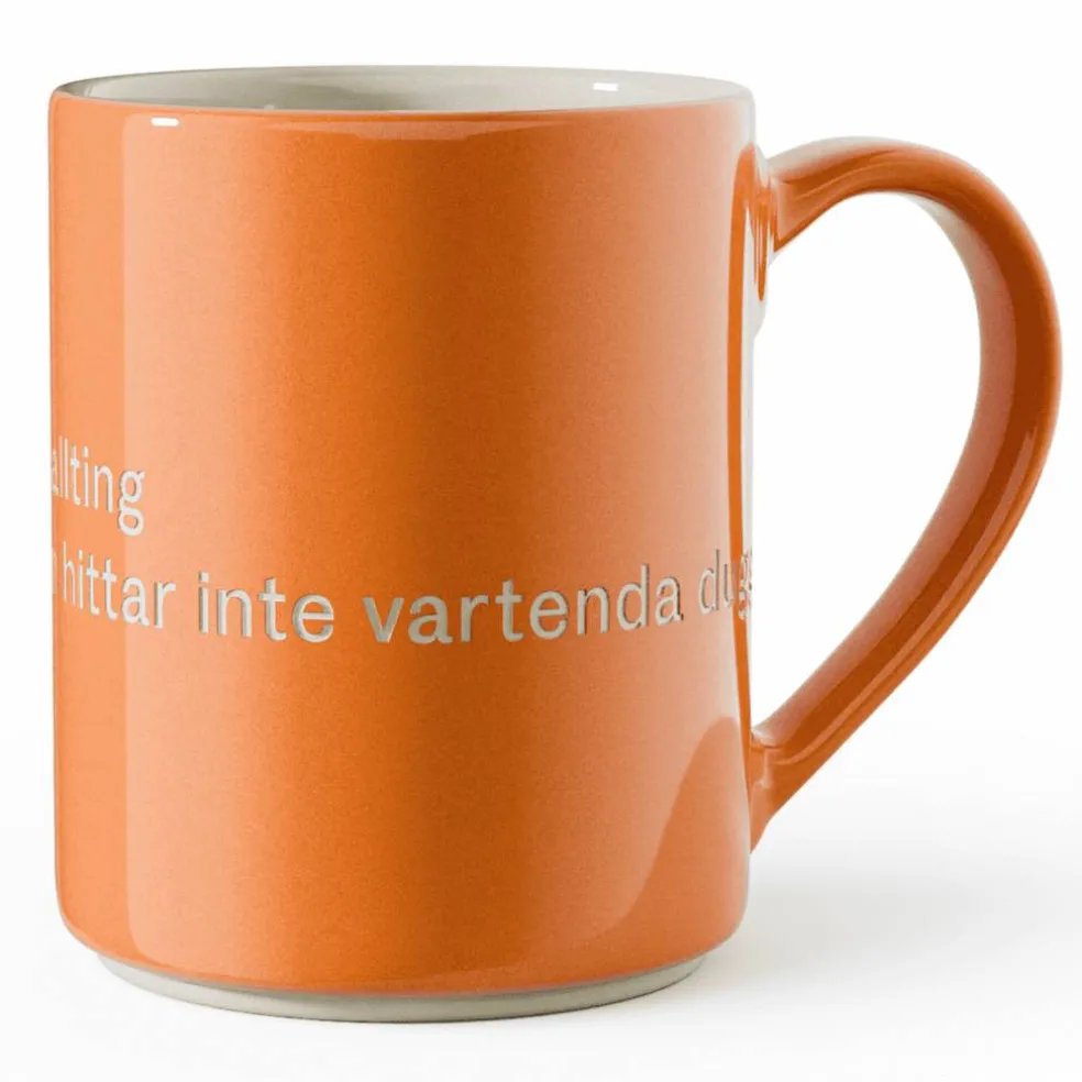 Astrid Lindgren mugg 35 cl, "ej klokt"