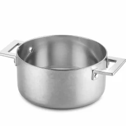 Attiva gryta med lock 24 centimeter, rostfritt stål