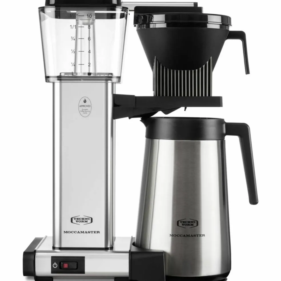 Automatic Thermo kaffebryggare, 1,25 liter, polished silver