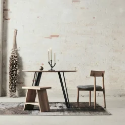 Ava ljusstake, antique dark grey