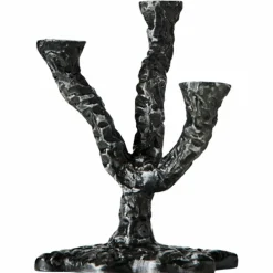 Ava ljusstake, antique dark grey