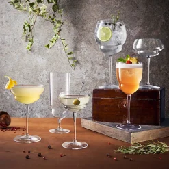 Backdoor '20s gin och tonic-glas 80 cl 6-pack, transparent