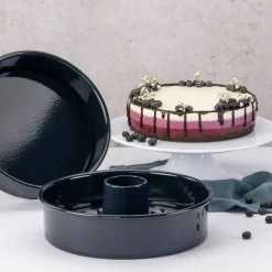 Bakform med avtagbar botten 26 cm, mörkblå