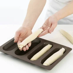 Bakform Mini Baguette med hål