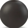 Ball vas, 10 cm, black