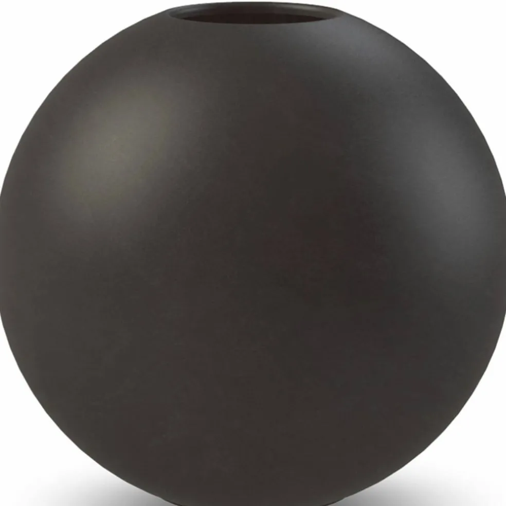 Ball vas, 10 cm, black