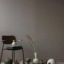 Ball vas, 20 cm, olive