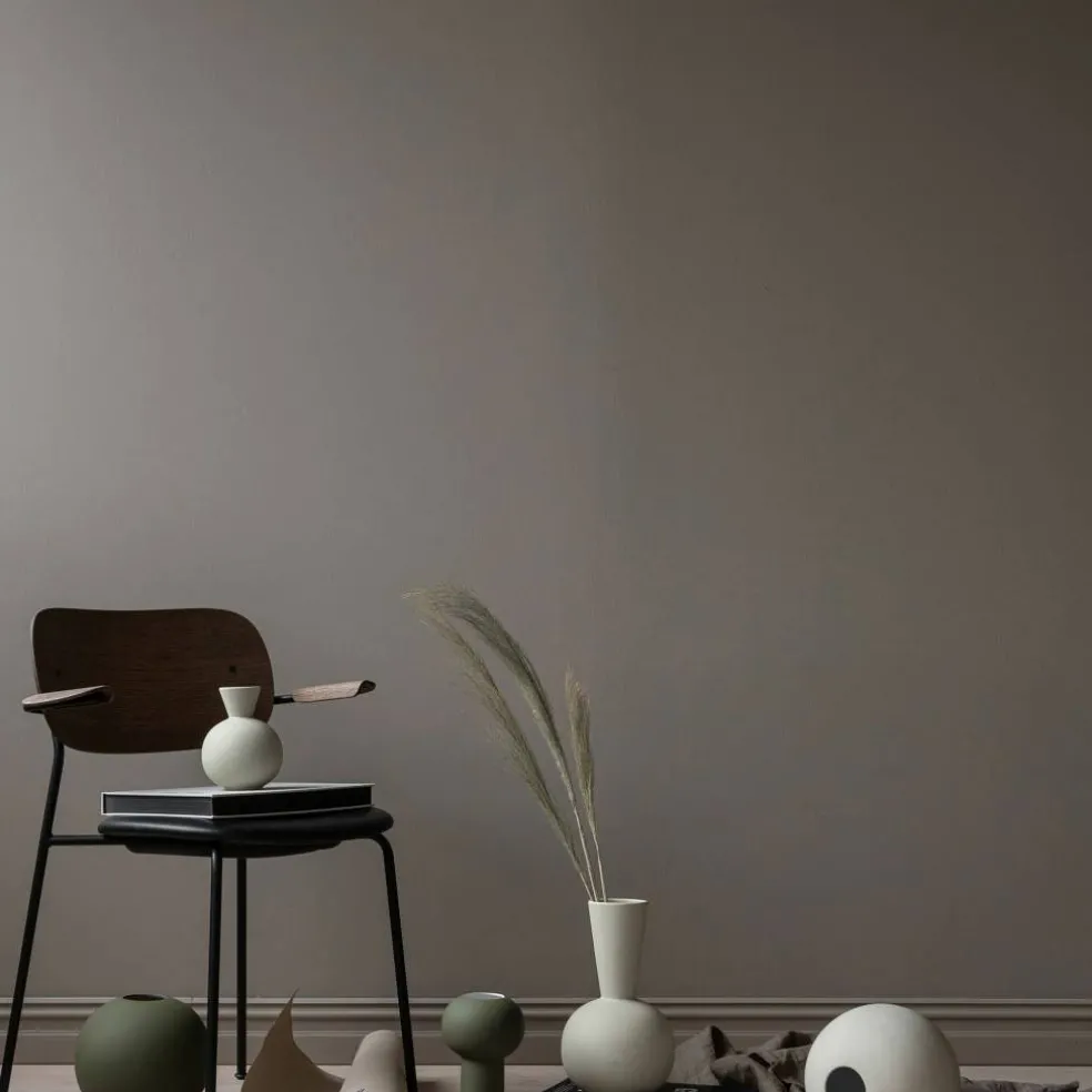 Ball vas, 20 cm, olive