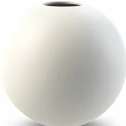 Ball vas, 10 cm, white