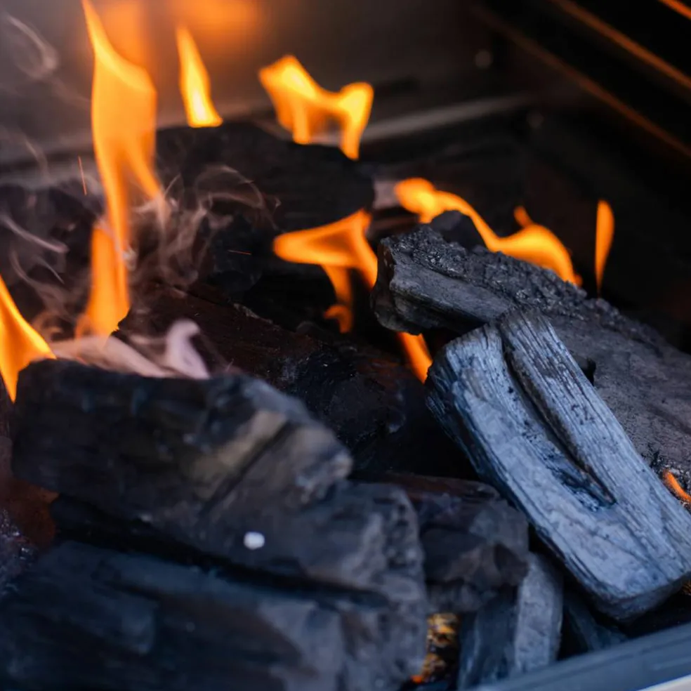 Bertha Original Table Top träkolsugn, mörkblå