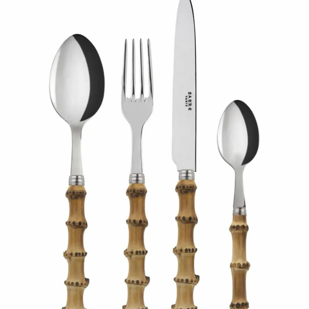 Bestickset 4 delar, bamboo light