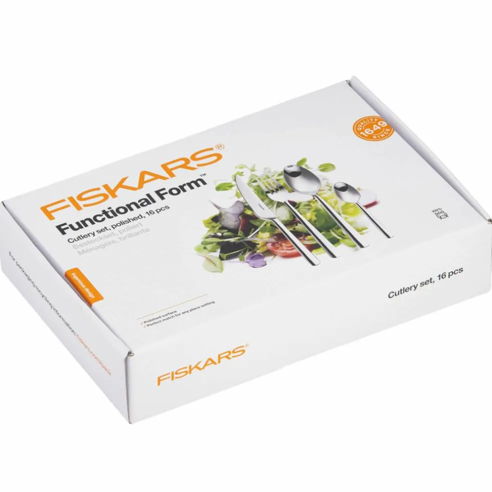 Bestickset 16 delar, blank