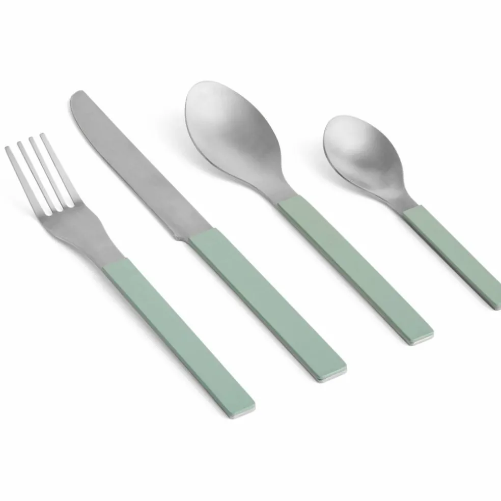 Bestickset 4 delar, mörkblå