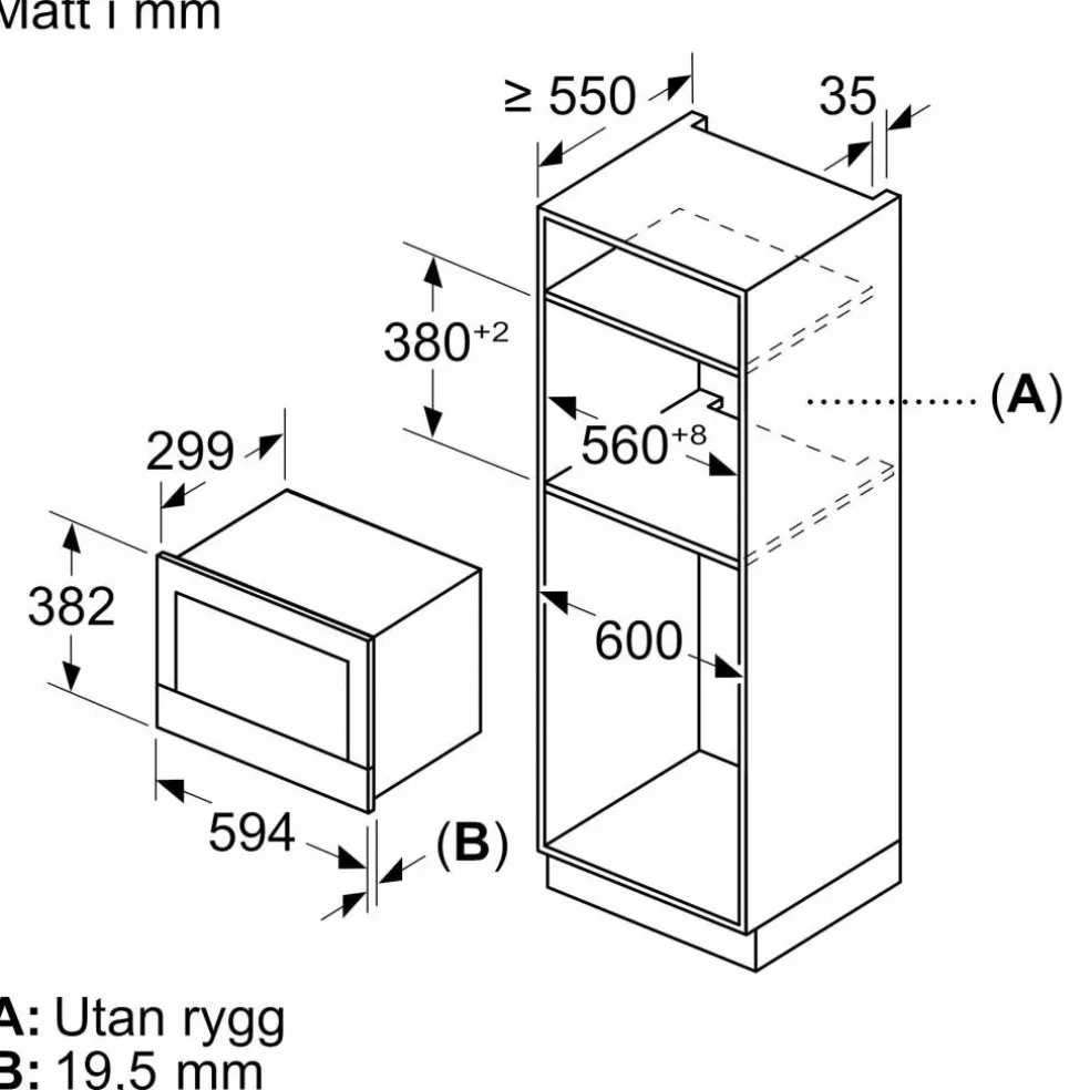 BF722L1B1 iQ700 inbyggnadsmikro, svart