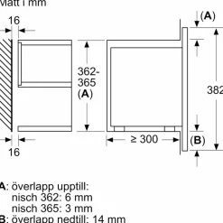 BF722R1B1 iQ700 inbyggnadsmikro, svart
