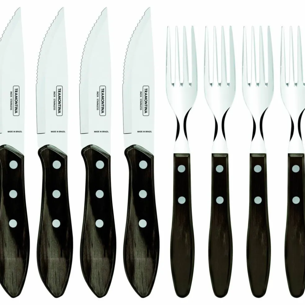 Biffbestick 8 delar 21,5 cm
