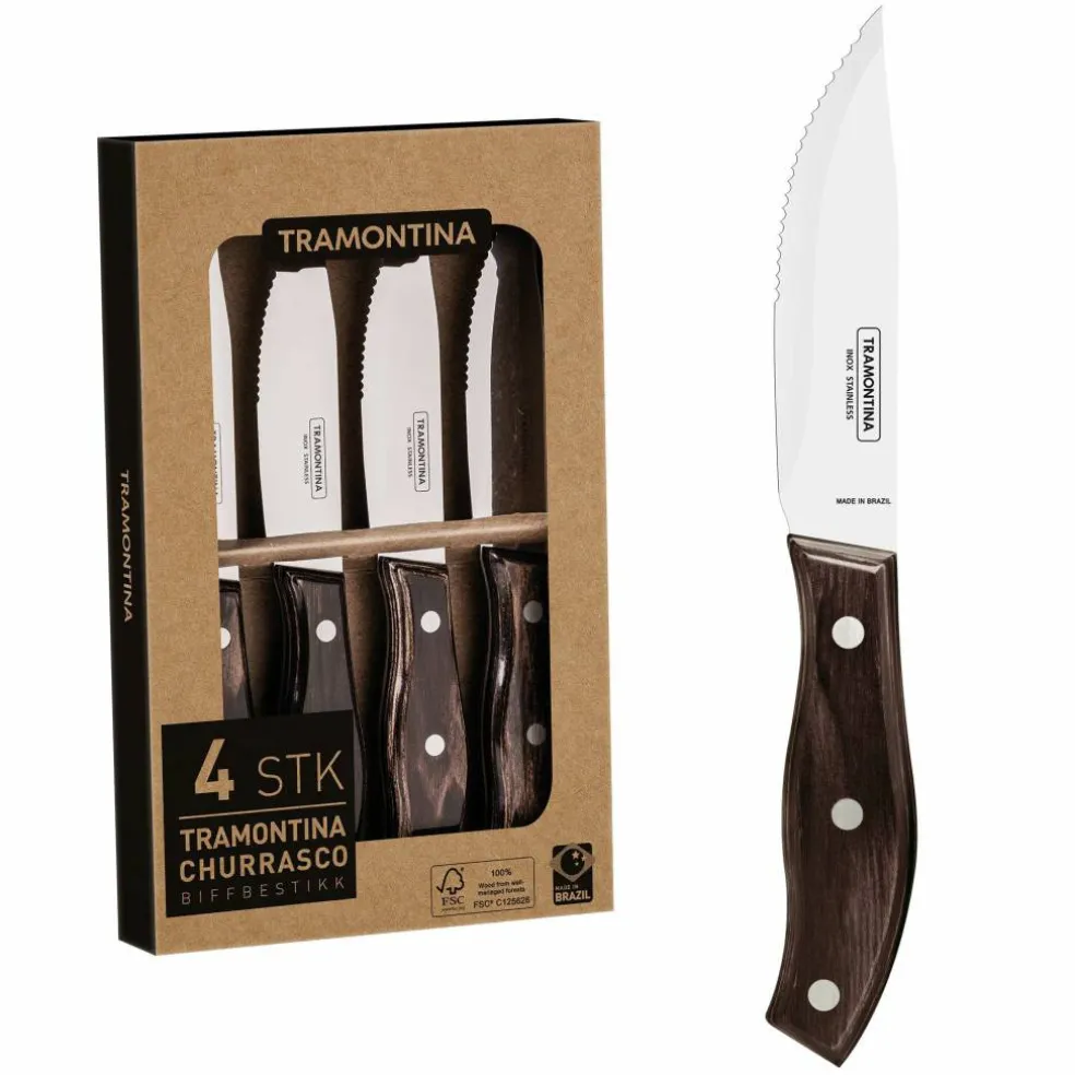 Biffkniv 4-pack