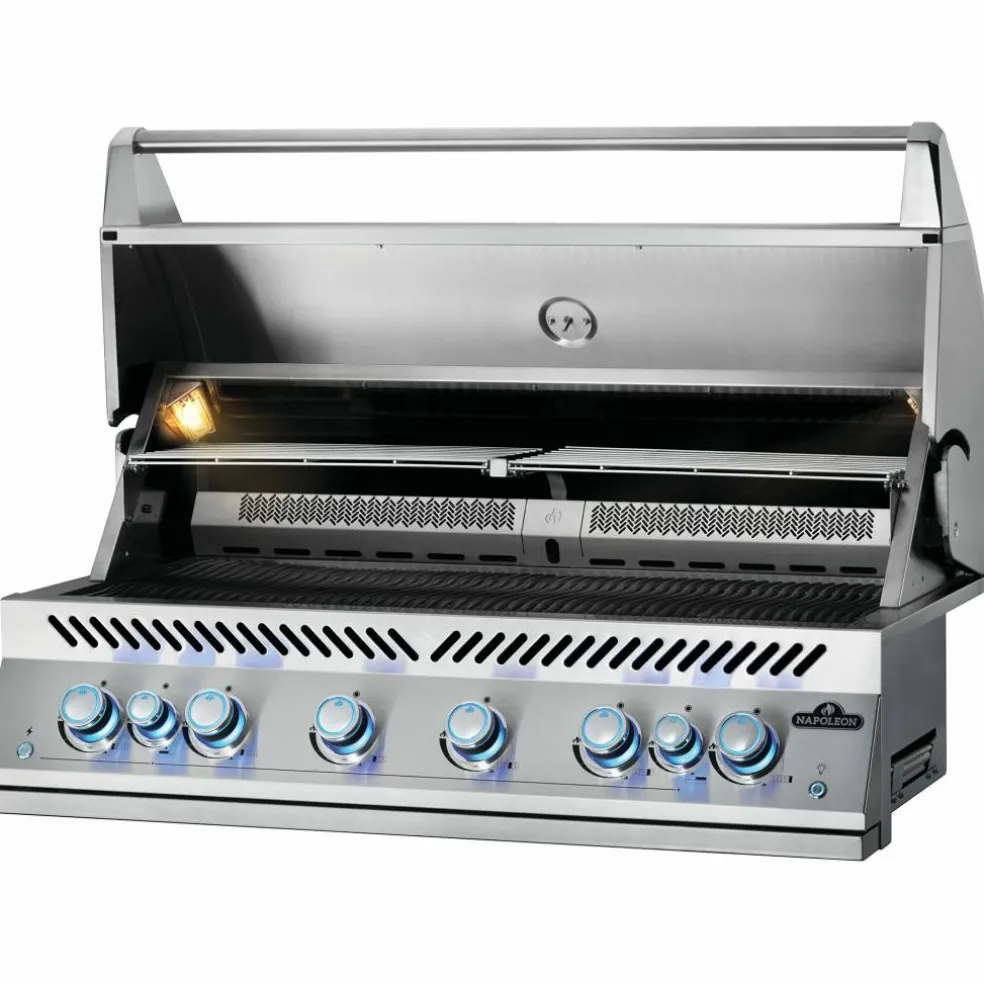 BIG44-1 Inbyggnadsgrill, rostfritt stål