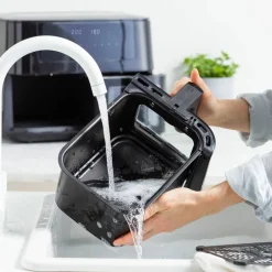 Bistro airfryer 8 liter, 2 korgar
