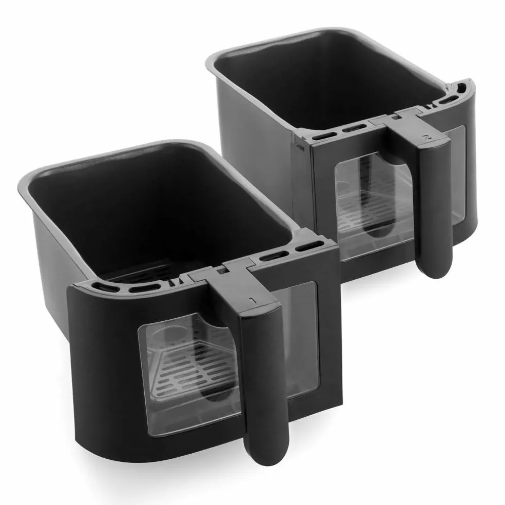 Bistro airfryer 8 liter, 2 korgar