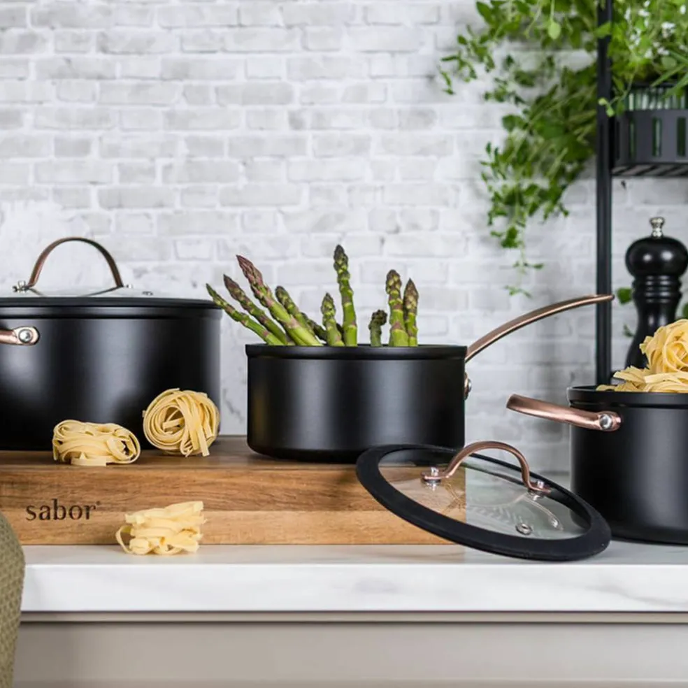 Black Copper grytset 3 delar 1,5/3/4,9 liter