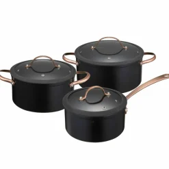 Black Copper grytset 3 delar 1,5/3/4,9 liter
