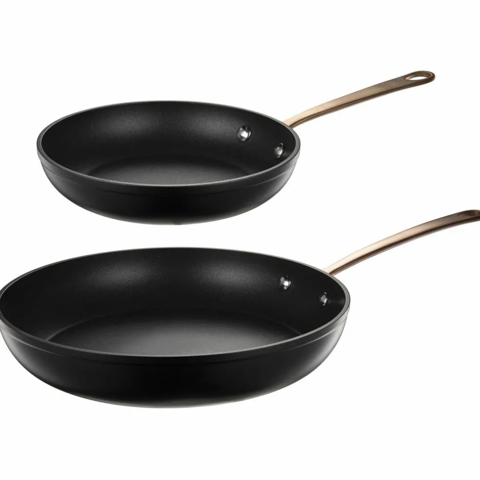 Black Copper stekpanneset 20 + 28 centimeter