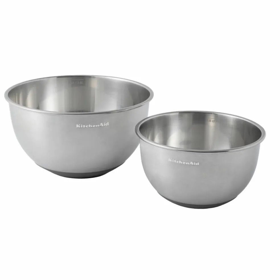 Blandskålar i rostfritt stål, 2-pack
