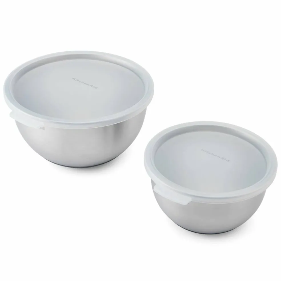 Blandskålar i rostfritt stål, 2-pack