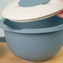 Blandskål 2,5 liter, blå/vit
