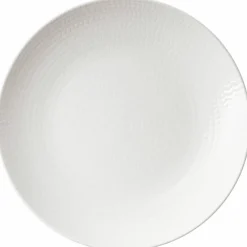 Blå Eld tallrik 26 cm, vit