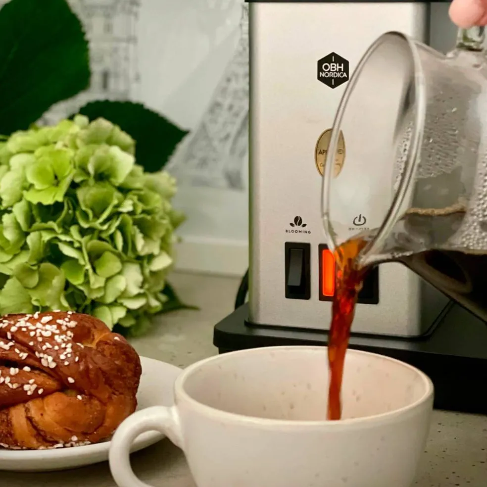 Blooming Coffee Maker 1,25 liter, silver