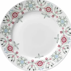Blå Tallrik 21 cm., porslin