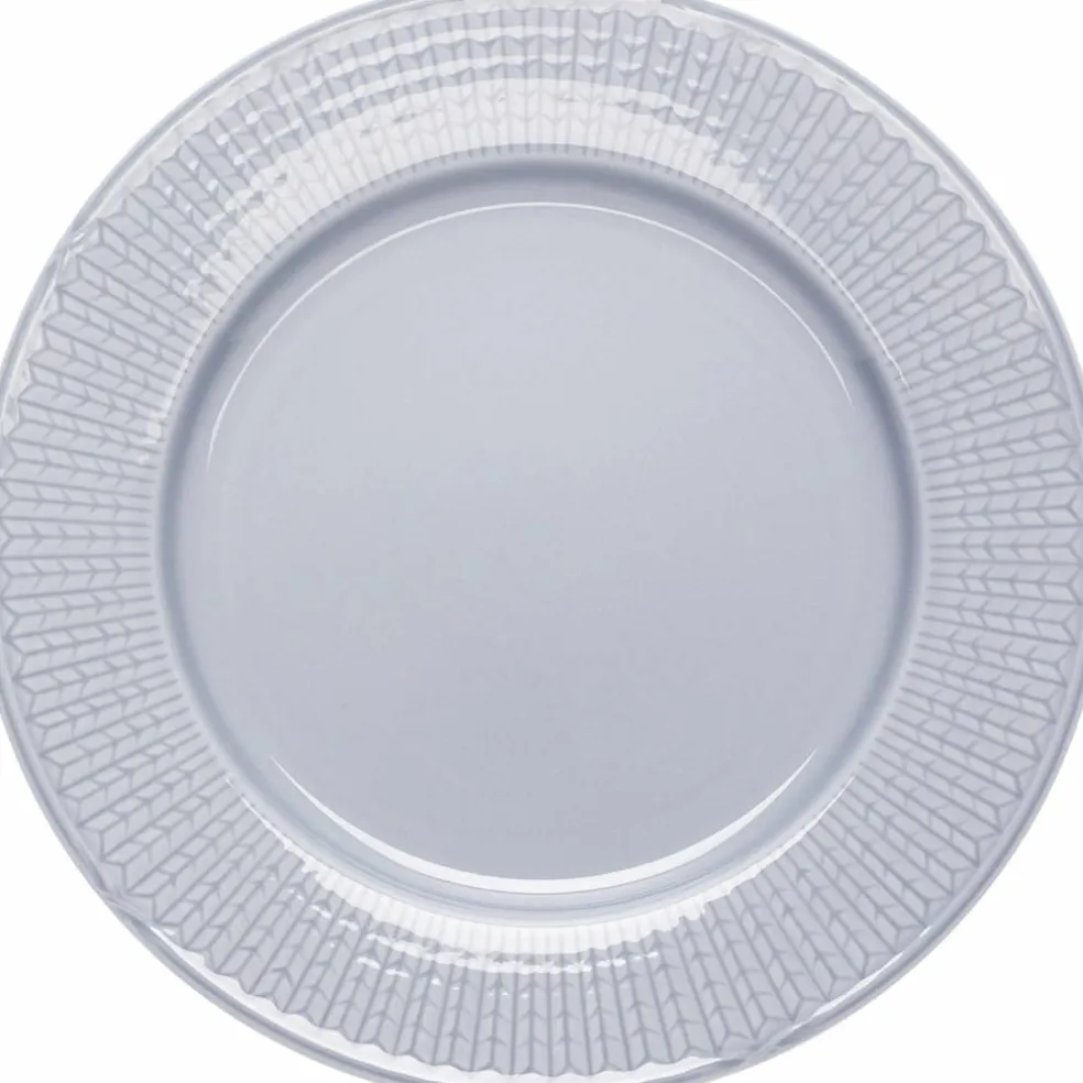 Blå Tallrik 21 cm., porslin