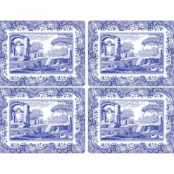 Blue Italian Bordsunderlägg 4-pack 40 x30 cm