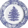 Blue Italian Christmas Tree Tallrik 20 cm