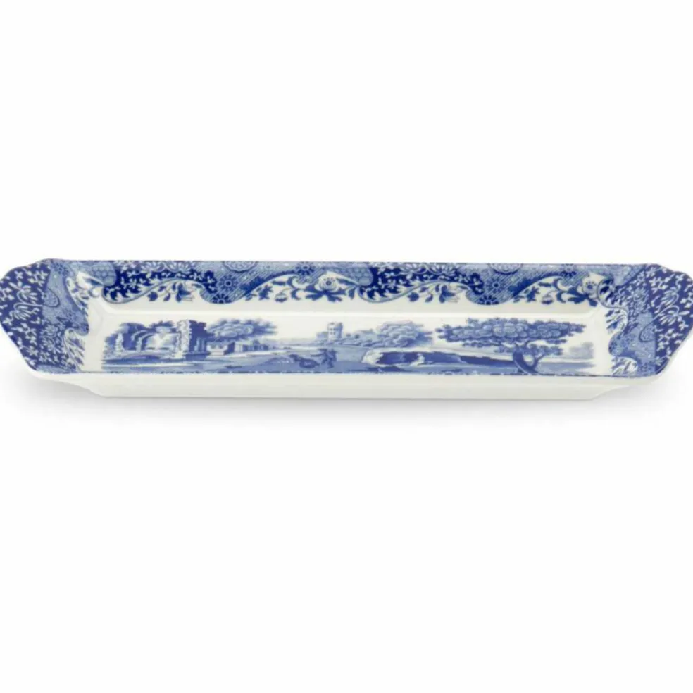 Blue Italian Smörgåsbricka Melamin 38,5 x 16,5 cm