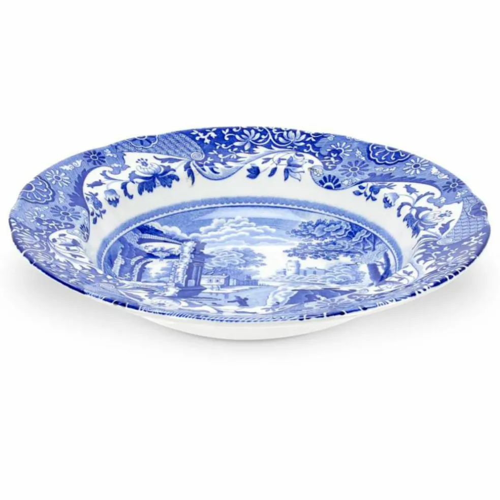 Blue Italian Sopptallrik 23 cm