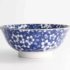 Blue Sakura ramenskål 1300 ml, blå/vit