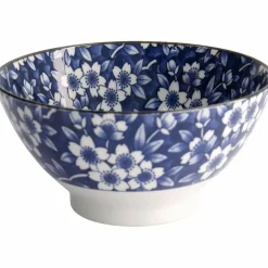 Blue Sakura ramenskål 1300 ml, blå/vit