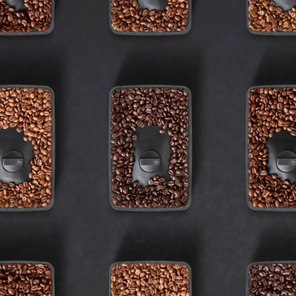 Bönbehållare till halvautomatiska espressomaskiner