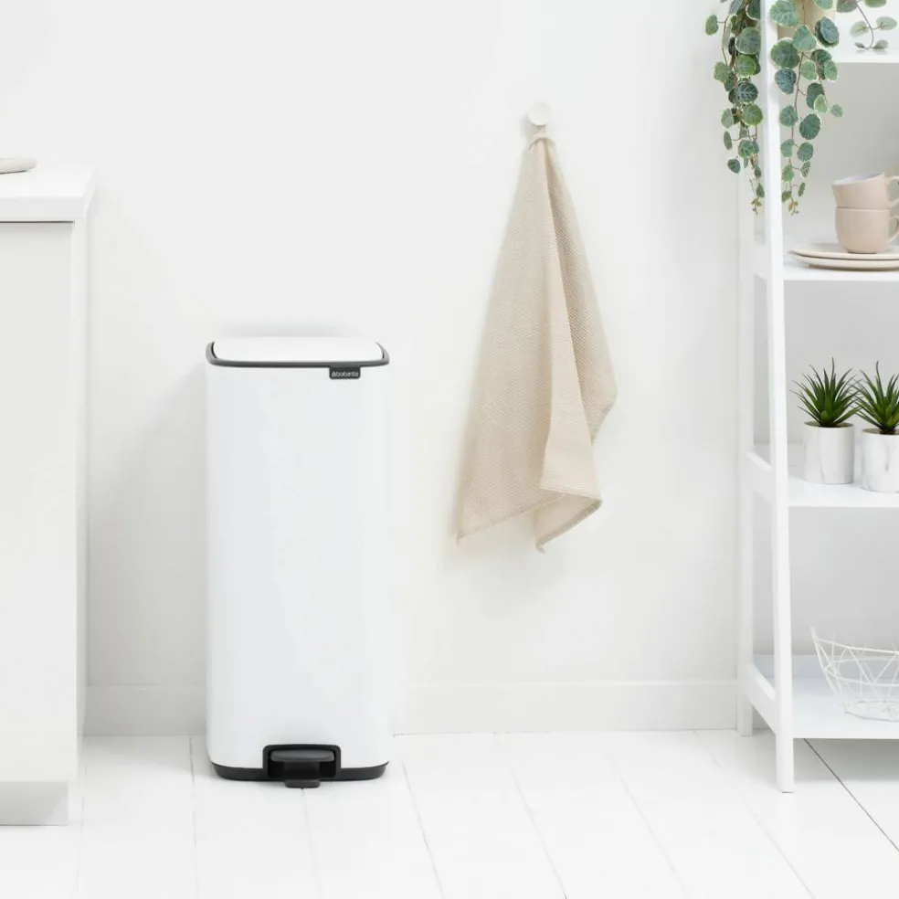 Bo pedalhink 30 liter, mattborstat stål