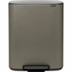Bo pedalhink 2 x 30 liter, mattborstat stål