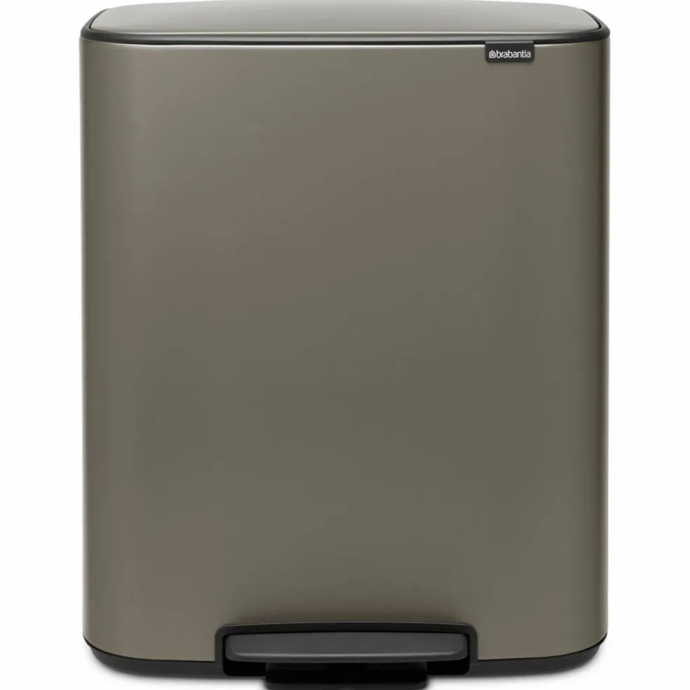 Bo pedalhink 2 x 30 liter, mattborstat stål