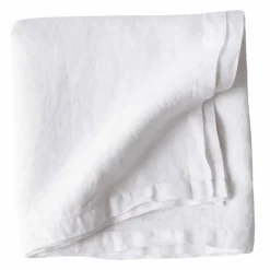 Bordsduk i linne 145x330 cm, bleached white