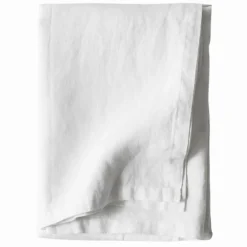 Bordsduk i linne 145x270 cm, bleached white
